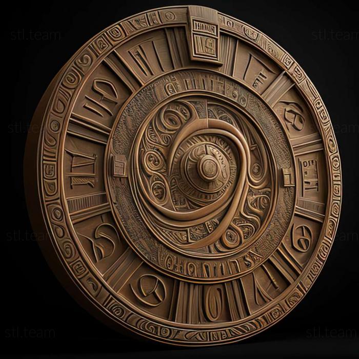 3D model Doctor Who The Eternity Clock game (STL)